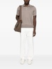 fine-knit polo shirt