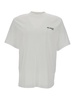 Axel Arigato 'Legacy' White T-Shirti With Logo Lettering Print In Cotton Man