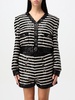 Sequined striped jacket