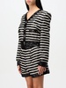 Sequined striped jacket