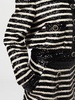 Sequined striped jacket
