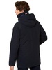 Blue Navy Blue Hooded Parka Jacket Voyager