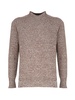 Crew-neck Sweater In Mouliné Cashmere