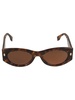 Oval Logo Monogram Sunglasses