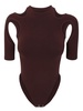 Jersey Brown Bodysuit