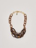 Girocollo Catena Elementi Sovrapposti Necklace