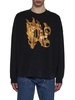 Sweatshirt With Front Monogram Burining