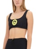 Black Crop Top With Logo