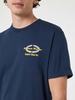 Man Cotton T-shirt With Magnum Marine & Saint Barth Front And Back Print | Magnum Marine Special Edition