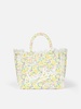Betsy Cotton Canvas Colette Liberty Handbag |made With Liberty Fabric