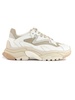 White And Beige Addict Sneakers