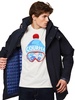 Blue Navy Blue Hooded Parka Jacket Voyager