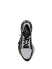 Multicolor Leather And Jacquard Flow Sneakers