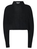 Open Back Cropped Jacket