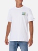 Man Cotton T-shirt With Portofino Postcard Front And Back Print | Alessandro Enriquez Special Edition