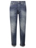 Buttoned Fitted Jeans