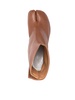 'tabi' Brown High Heel Ankle Boots In Leather Woman