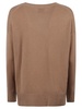 Loose Fit Side Slit Knit Sweater