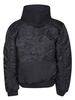 Ma-1 Zh Hooded Black Bomber Jacket