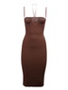 Ribbed Knit Midi Dress