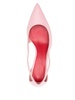 Pink Leather Coralie Pumps