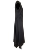 Sleeveless Draped Midi Dress