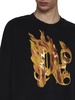 Sweatshirt With Front Monogram Burining