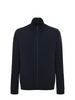 Blue Turtleneck Sweatshirt