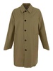 Mid-length Gabardine Car Coat