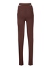 Ribbed Knit Slim Trousers