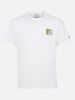 Man Cotton T-shirt With St. Tropez Postcard Front And Back Print | Alessandro Enriquez Special Edition