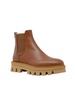 Agl Brown Leather Natalia Chelsea Ankle Boots