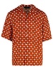 'starbus' Orange Viscose Shirt