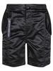 Buttoned Nylon Shorts