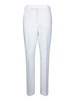 Galene White Cotton Trousers