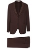 Brown Wool Crepe Suit