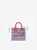Mini Vanity Terry Striped Handbag