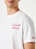 Man T-shirt With St. Barth Habituè Embroidery