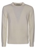 Round Neck Plain Ribbed Sweater Sweater