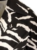 Zebra Denim Trench Coat