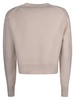 Rib Trim Knit Cropped Sweater