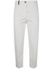 Light Cotton Satin Stretch Trousers