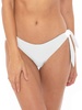White Woman Cheeky Swim Briefs
