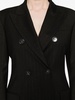 Black Pinstriped Blazer