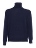Plain Knitted Turtleneck Sweater
