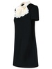 Alessandra Rich Black Virgin Wool Dress Women
