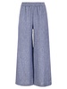 High-waisted Palazzo Trousers