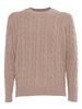 Ribbed Crewneck Sweater