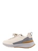 Low Sneakers In White And Grey Leather