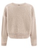 Light Grey Alpaca Wool-blend Sweater